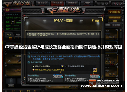 CF等级经验表解析与成长攻略全面指南助你快速提升游戏等级