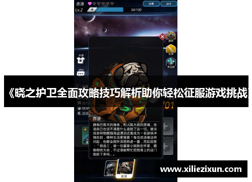 《晓之护卫全面攻略技巧解析助你轻松征服游戏挑战》