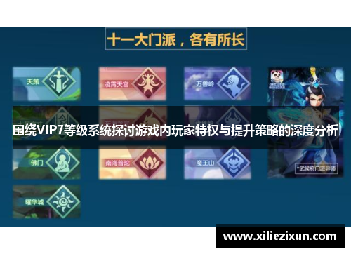 围绕VIP7等级系统探讨游戏内玩家特权与提升策略的深度分析